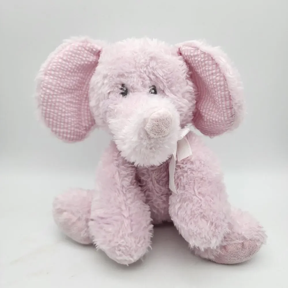 The Petting Zoo Pink Elephant Plush Stuffed Animal Toy 10